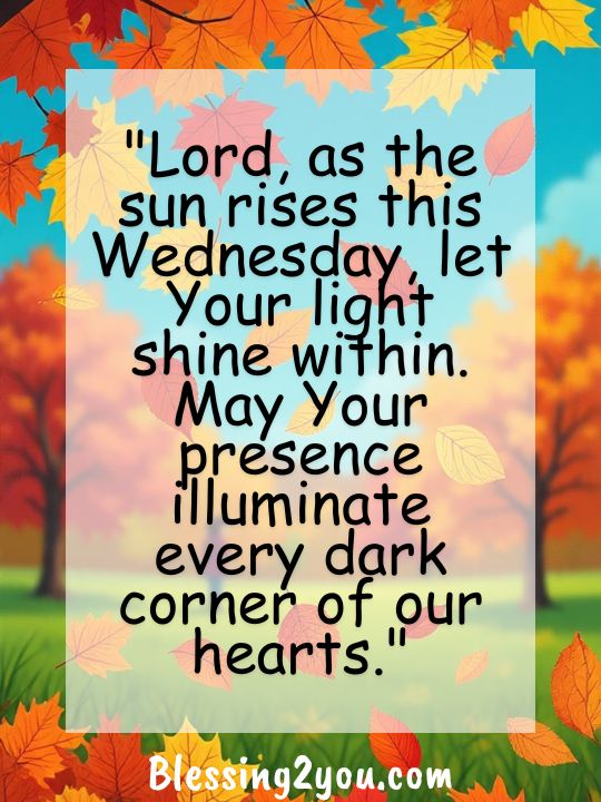 Blessing Wednesday Morning Prayer Quotes
