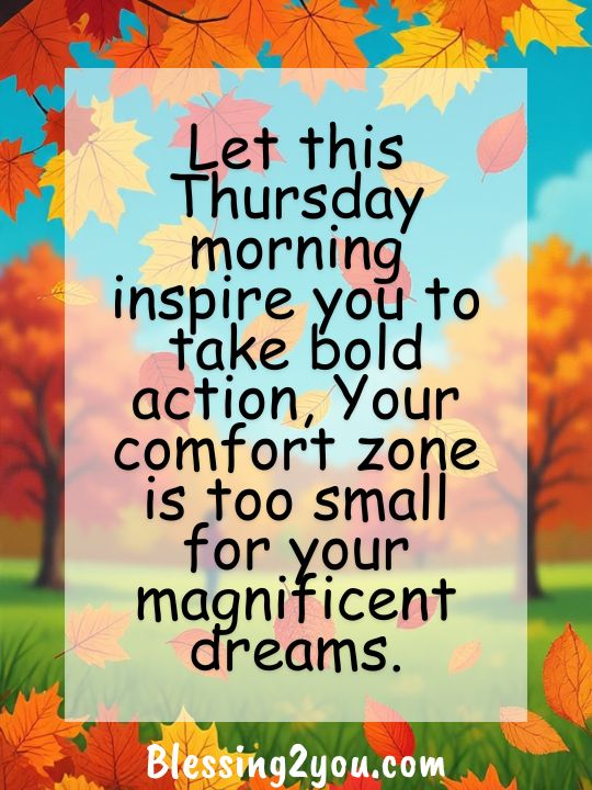 Inspiration Good Morning Thursday Blessings