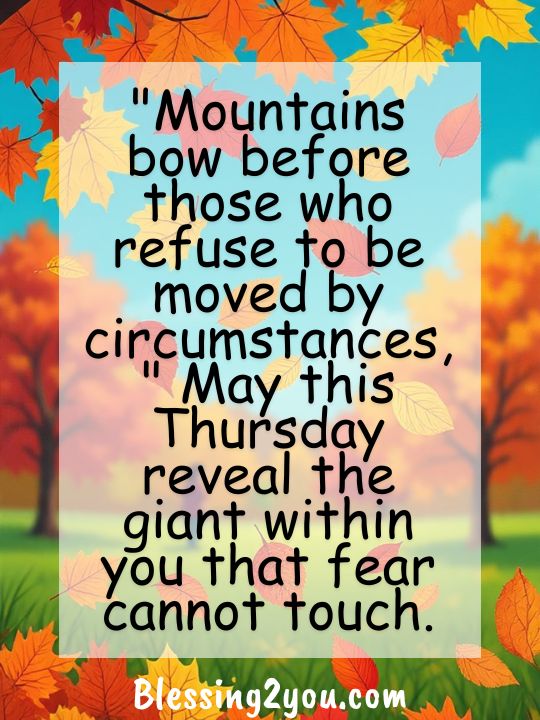 Powerful Thursday Blessings Quotes