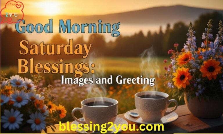 Good Morning Saturday Blessings Images and Greetings