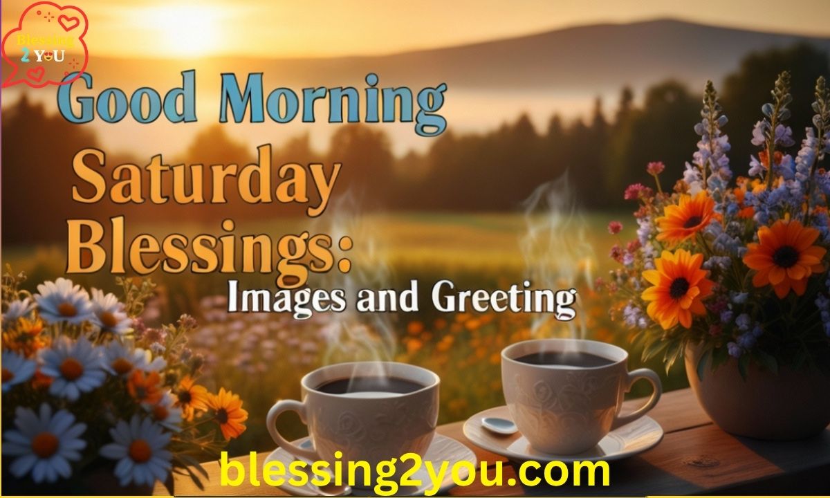 Good Morning Saturday Blessings Images and Greetings