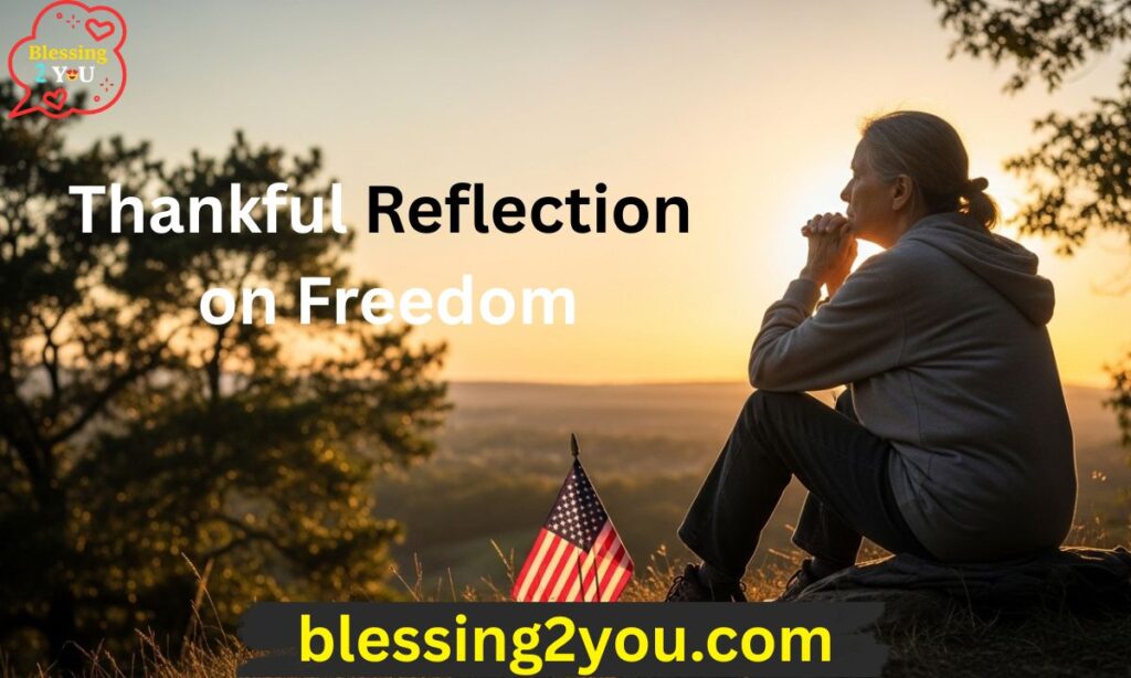 Thankful Reflection on Freedom