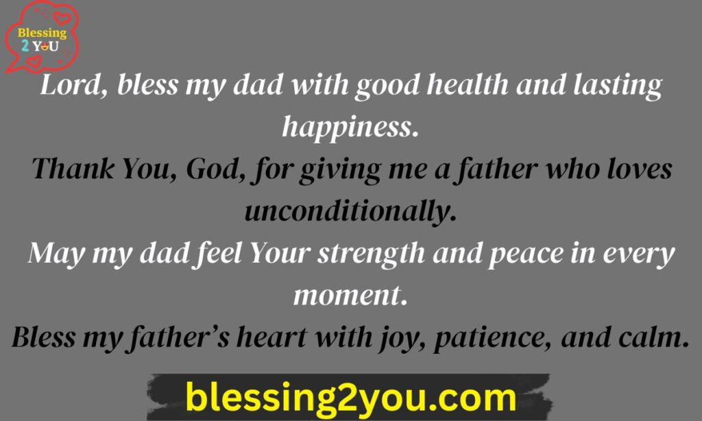 🙏 Short Prayers for My Dad